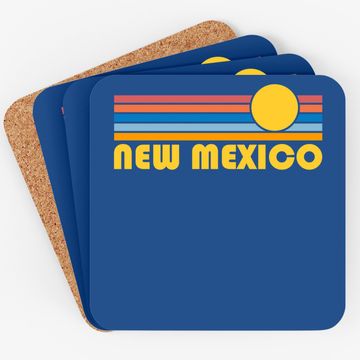 Discover New Mexico Retro Sunset Coaster