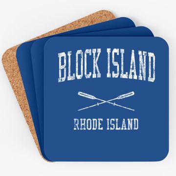 Discover Block Island Rhode Island Ri Vintage Nautical Coaster