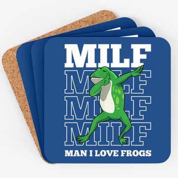 Discover I Love Frogs Dabbing Amphibian Coaster