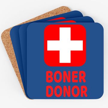 Discover Boner Donor Funny Halloween Coaster