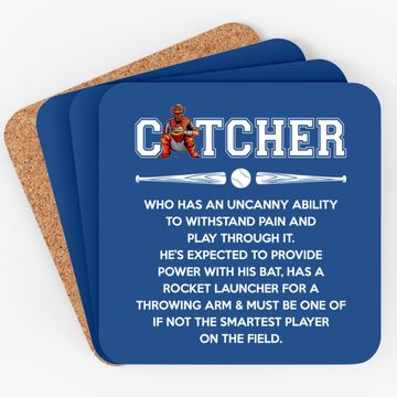 Discover Baseball Lover - Catcher Definition Coaster