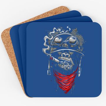Discover Gorilla Smoking A Cigar Powerful Animal Coaster
