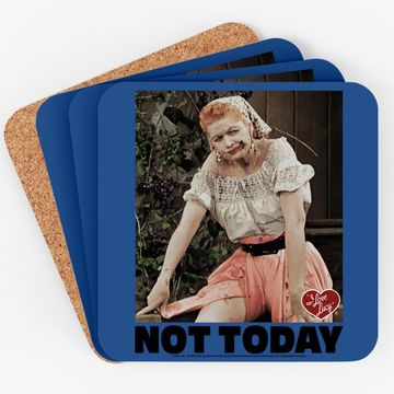 Discover I Love Lucy Coaster Not Today Black Coaster