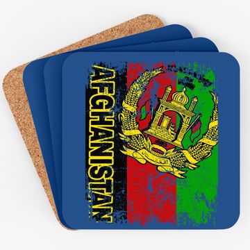 Discover Vintage Afghanistan Flag Coaster
