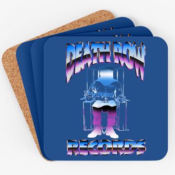 Discover The Row Records Chrome Logo Coaster
