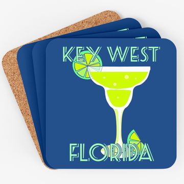 Discover Key West Florida Margarita Cocktail With Lime Premium Coaster