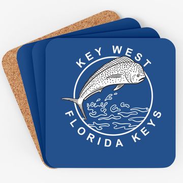 Discover Key West Florida Mahi-mahi Coaster