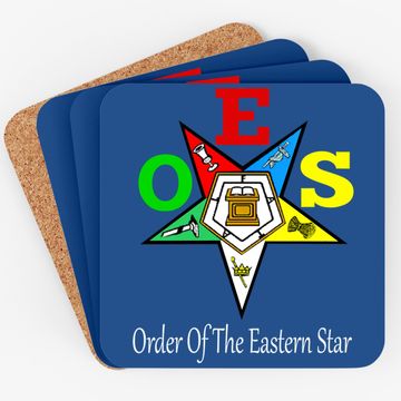 Discover Oes Order Of The Eastern Star Logo Symbol Coaster