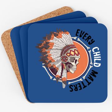 Discover Every Child Matters Indigenous Education Native American Coaster