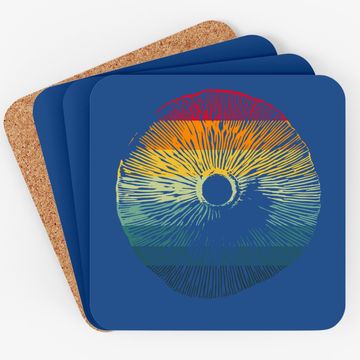 Discover Mushroom Cap Fungi Mycology Wild Mushrooms Coaster