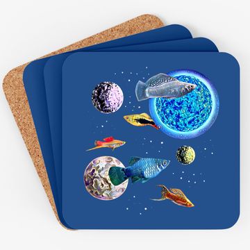 Discover Platies Community Fish Tank Coaster
