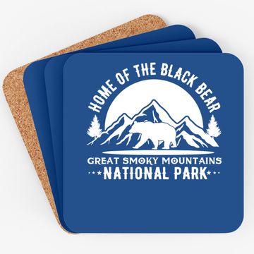 Discover Great Smoky Mountains National Park Us Black Bears Vintage Coaster