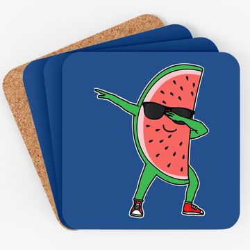 Discover Dabbing Watermelon Kawaii Dab Summer Fruit Melon Coaster