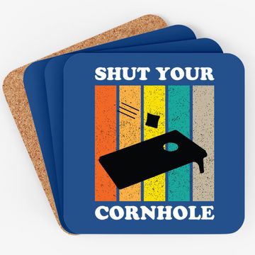 Discover Shut Your Cornhole Team Champion Funny Cornhole Player Coaster