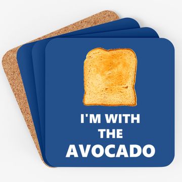 Discover I'm With The Avocado Toast Halloween Coaster