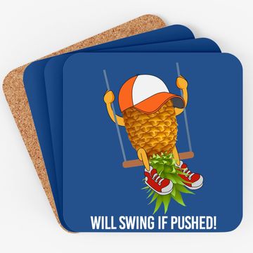 Discover Pineapple Swinging Lifestyle Coaster