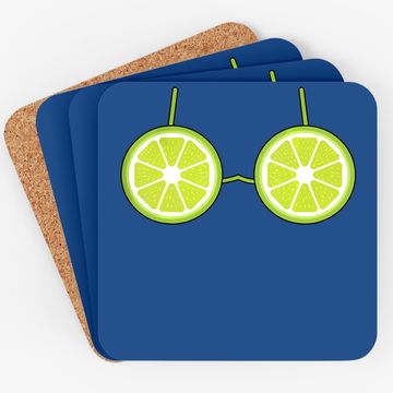 Discover Lime Bra Costume Coaster