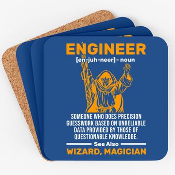 Discover Funny Wizard Engineer Definition Civil Mechanical Engineer Coaster