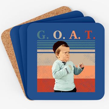 Discover Vintage Goat Mma Hasbulla Fighting Meme Customized Handmade Coaster