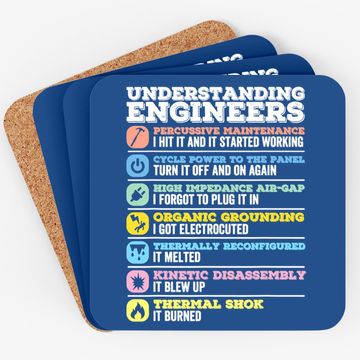 Discover Understanding Engineers Funny Engineering Coaster