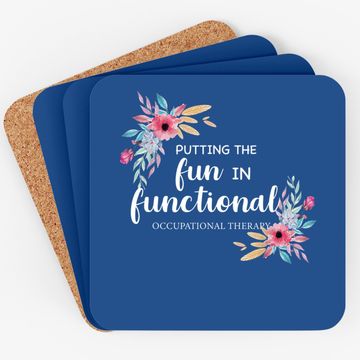 Discover Occupational Therapy Coaster Ot Floral Therapist Coaster