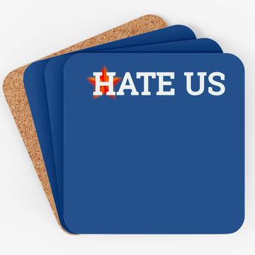 Discover Hate Us Houston Baseball Proud Gift Coaster