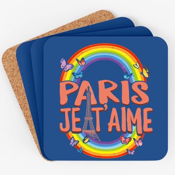 Discover Paris Je T'aime I Love Eiffel Tower Coaster
