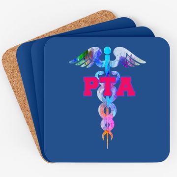 Discover Pta Physical Therapist Assistant Caduceus Coaster