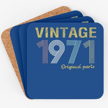 Discover 50th Birthday Vintage 1971 Coaster