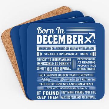 Discover Born In December Sagittarius Coaster