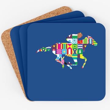 Discover Kentucky Horse Racing Silks Coaster
