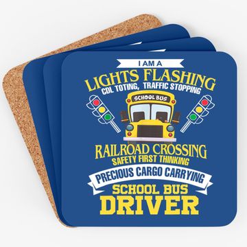 Discover I'm A School Bus Driver School Bus Driver Gift Coaster