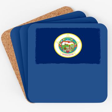 Discover Minnesota Flag Coaster