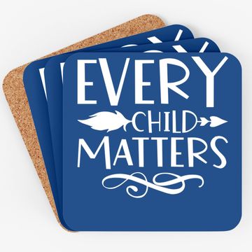 Discover Every Child Matters Native Indigenous Education Orange Day Coaster