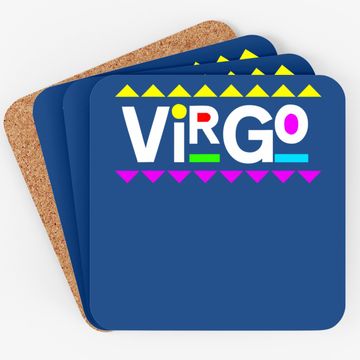 Discover Virgo Zodiac Design 90s Style Coaster