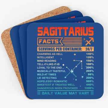 Discover Birthday Sagittarius Facts Coaster