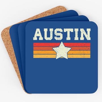 Discover Austin Texas Retro Vintage Coaster