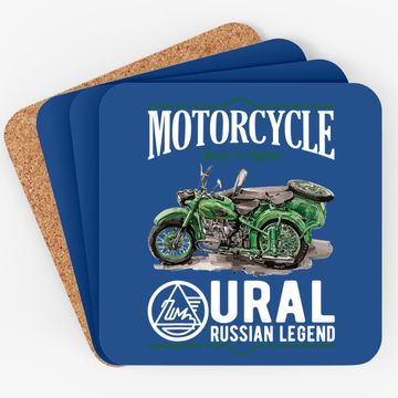 Discover Ural Motorcycle Offroad Motorcyclist Coaster