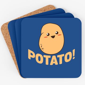 Discover Cute Potato Smiling Coaster Coaster