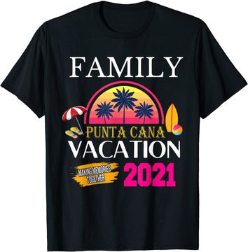 Discover Punta Cana Family Vacation Matching Dominican Republic T-Shirt