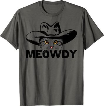 Discover Meowdy -Mashup Between Meow and Howdy - Cat Meme T-Shirt