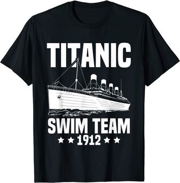 Discover Titanic Swim Team 1912 Gifts Swimming Boat Lovers T-Shirt