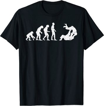 Discover Brazilian Jiu Jitsu Judo Evolution T Shirt