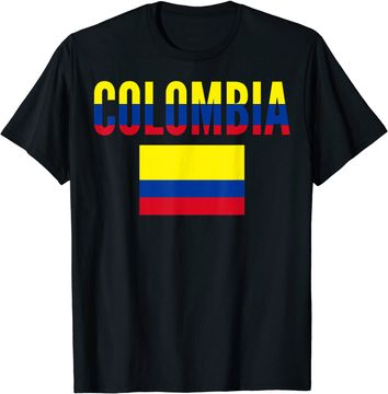 Discover Colombia Country Flag T-Shirt