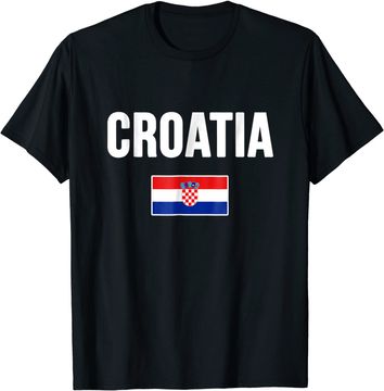 Discover Croatia T-shirt Flag