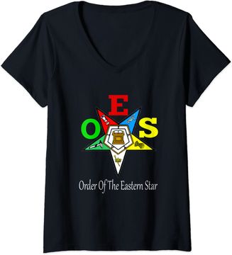 Discover OES Order of the Eastern Star Logo Symbol T Shirt