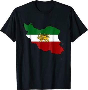Discover Iran Flag With Lion T Shirt