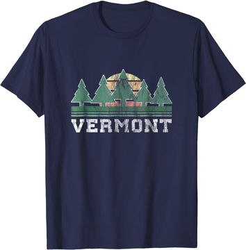 Discover Vermont T Shirt Retro Vintage T Shirt