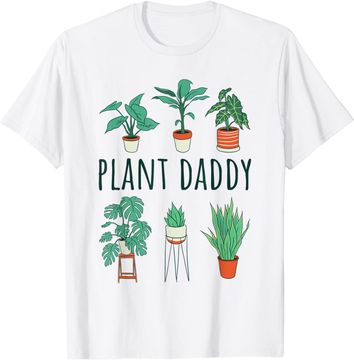 Discover Plant Daddy Nature Botanical Gardener Plant Dad Gardening T-Shirt