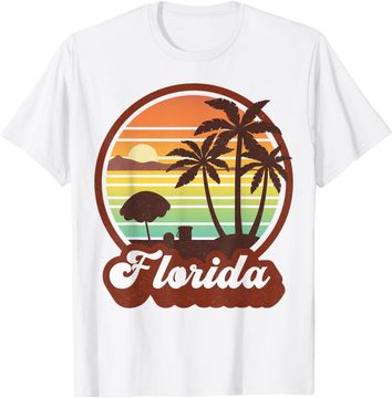 Discover Florida Souvenirs Florida Fl Vintage Retro 70s 80s Graphic T-Shirt